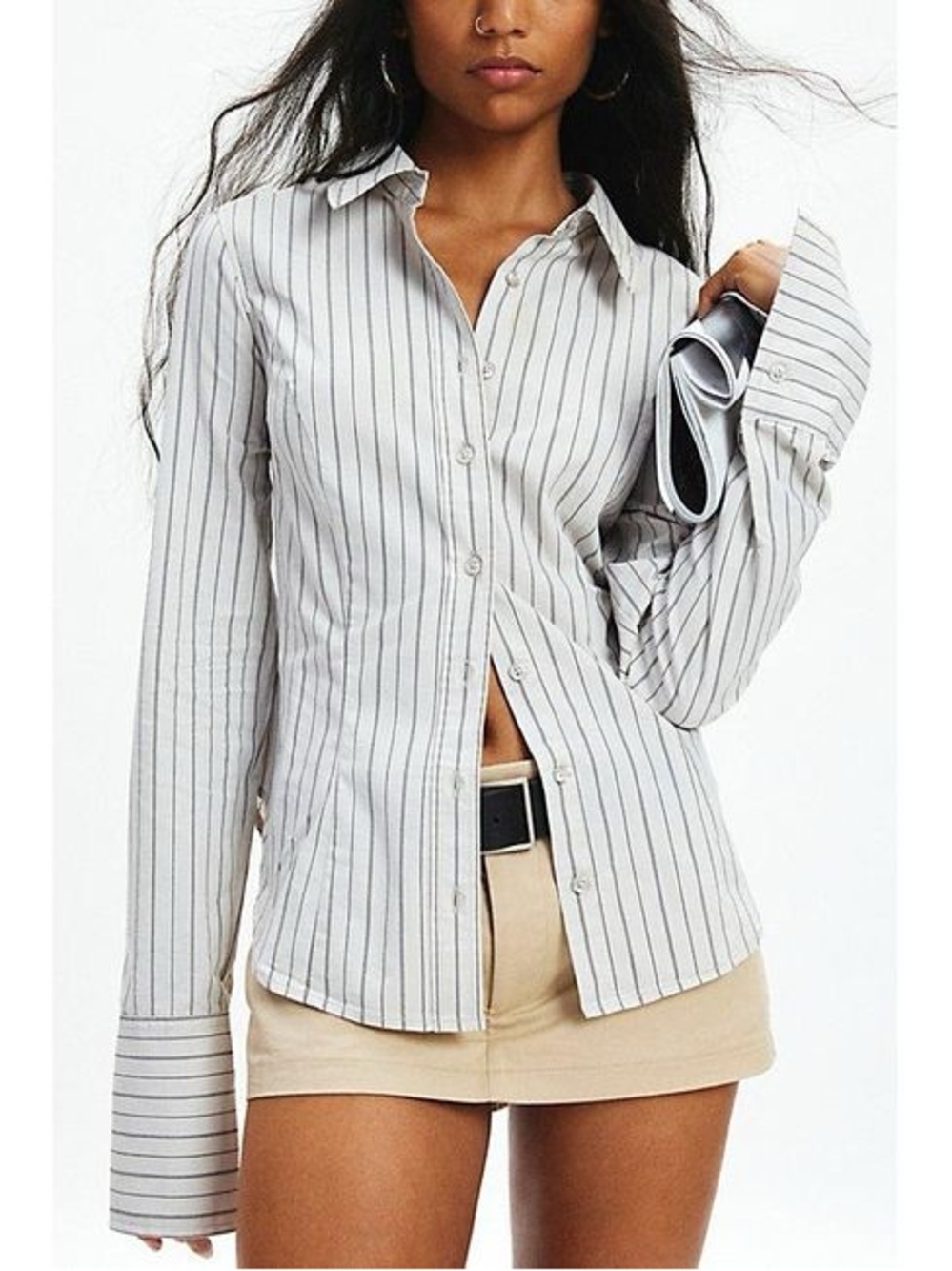 urban outfitters leilani slim button up shirts